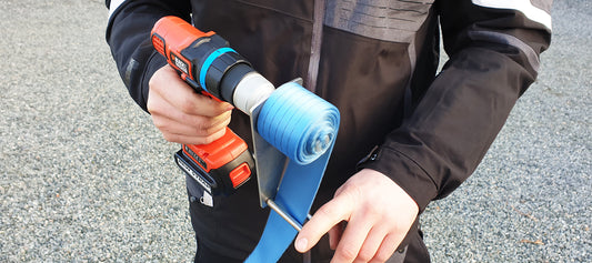 dynello strap winder for drill