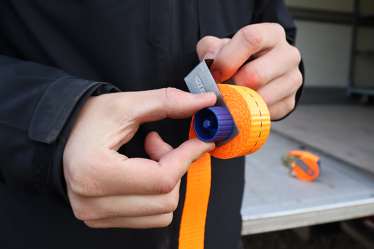 DYNELLO® Clip, 25 mm, Stainless Steel, Strap Clamp, Integrated Winder