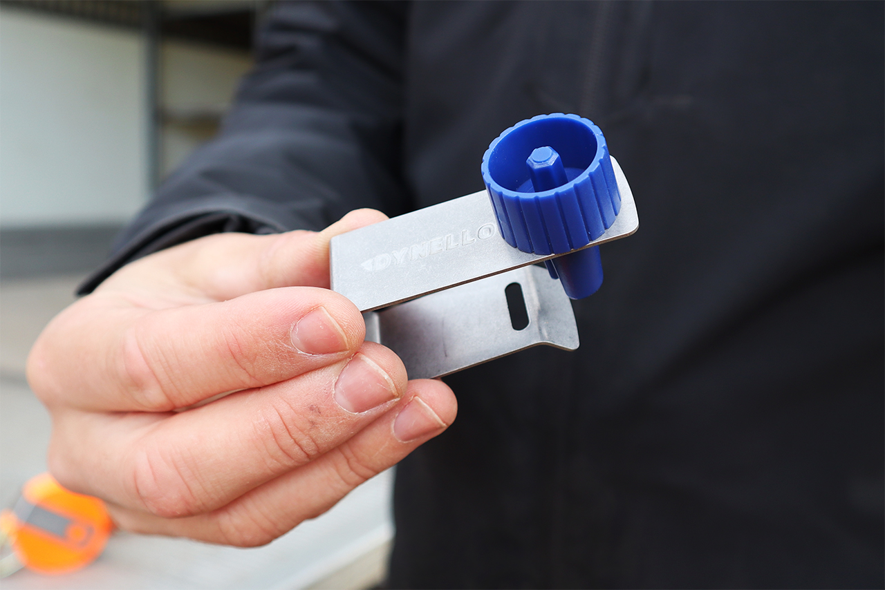 DYNELLO® Clip, 25 mm, Stainless Steel, Strap Clamp, Integrated Winder