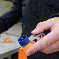 DYNELLO® Clip, 25 mm, Stainless Steel, Strap Clamp, Integrated Winder