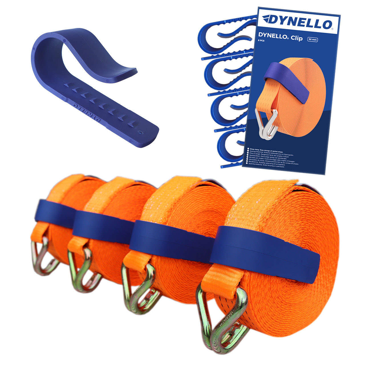 DYNELLO® Clip 50 mm, Pince à sangle, 8 pièces